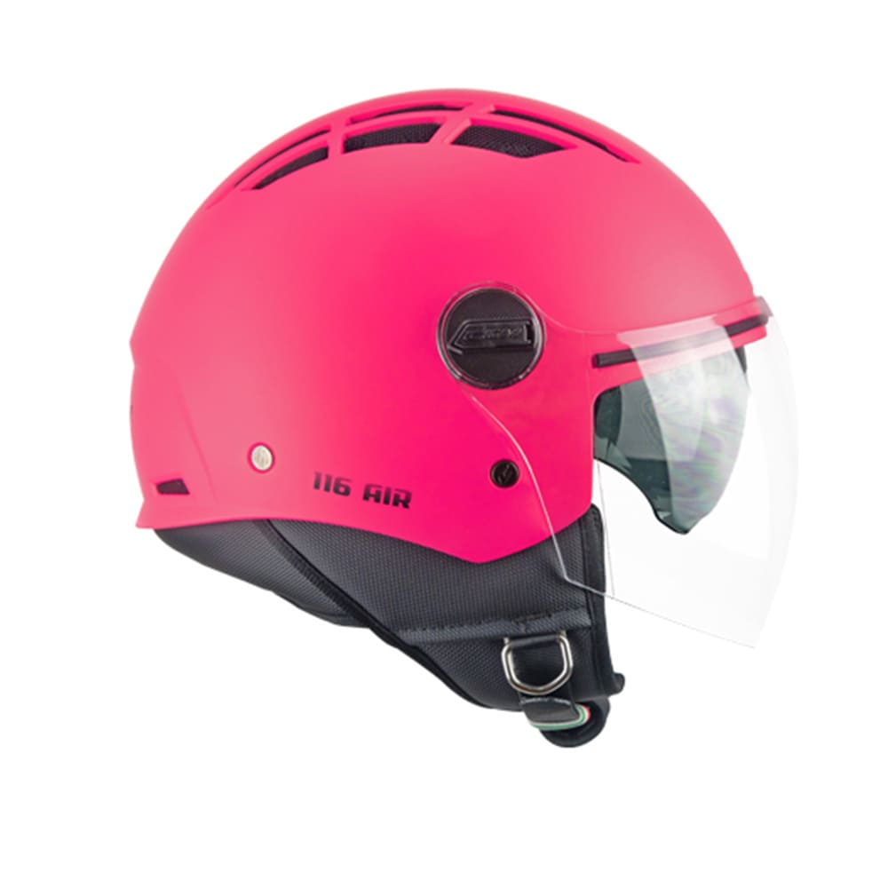 CGM 116A AIR MONO Scooter Jet Casco Rosa Fluo Mate