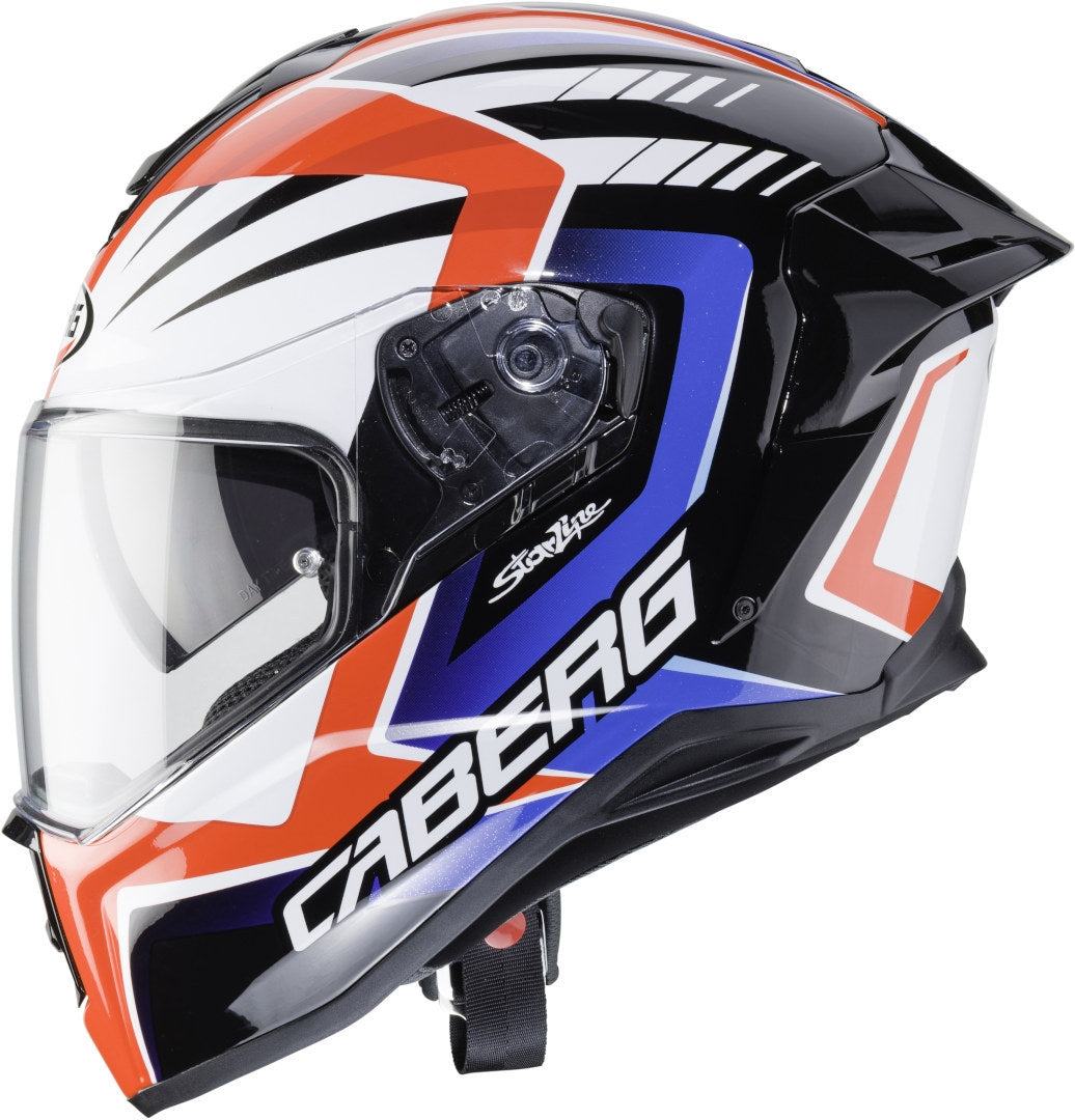 CABERG-Casco DRIFT EVO MR55 WHITE/RED/BLUE