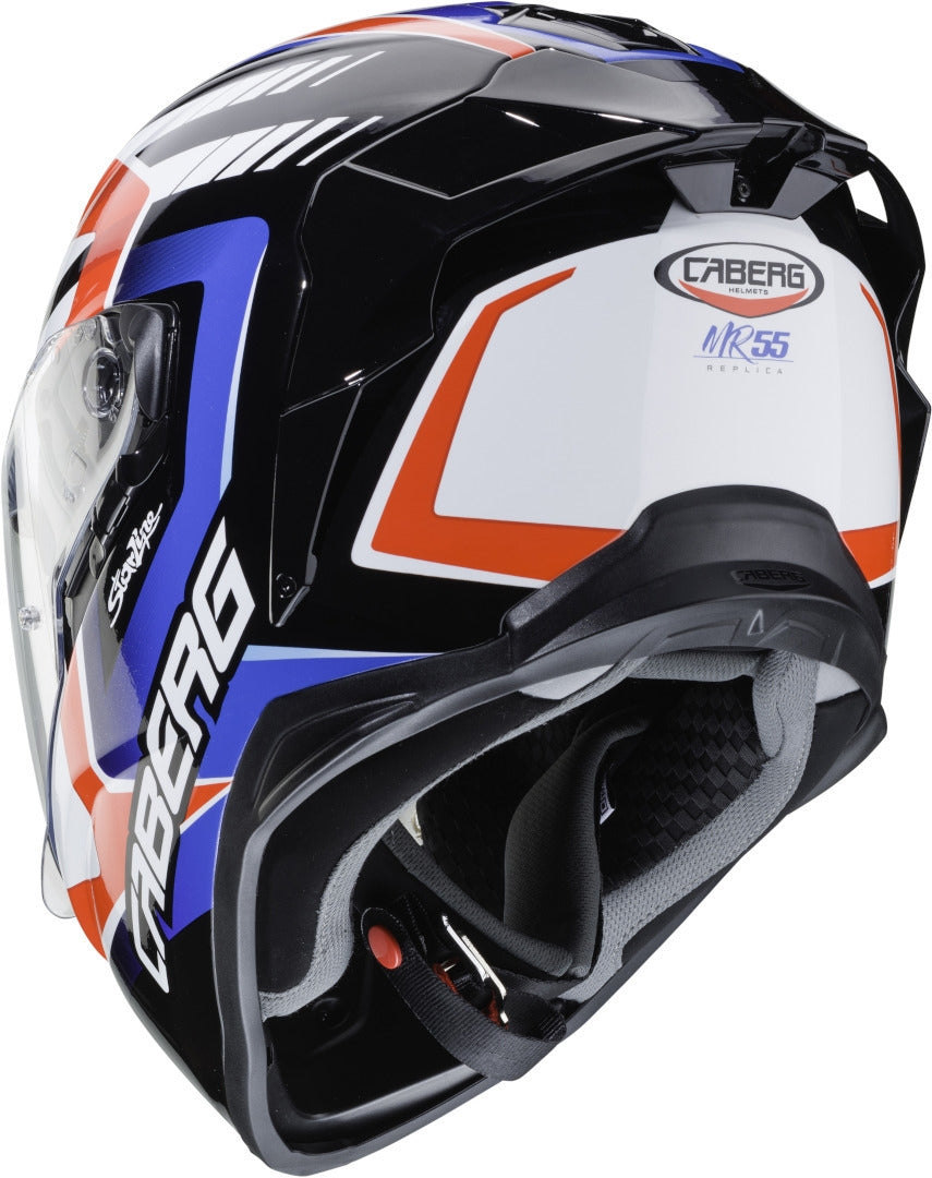 CABERG-Casco DRIFT EVO MR55 WHITE/RED/BLUE