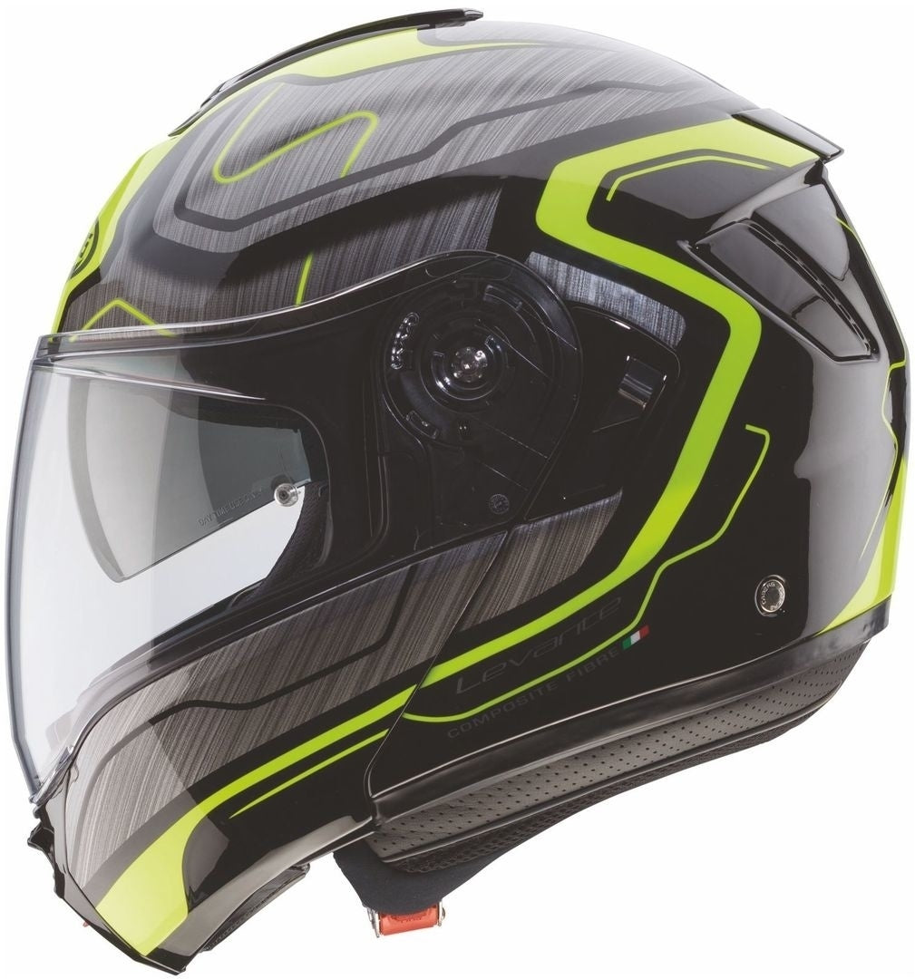 CABERG-Casco Levo Flow BLACK/ANTHRACITE/YELLOW