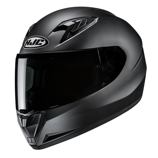 HJC Y10 SOLID UNI CASCO DE MOTO PARA NINOS NEGRO SEMI PLANO