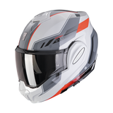 Capacete de Moto SCORPION EXO-TECH EVO SOCIUS Cinza-Vermelho