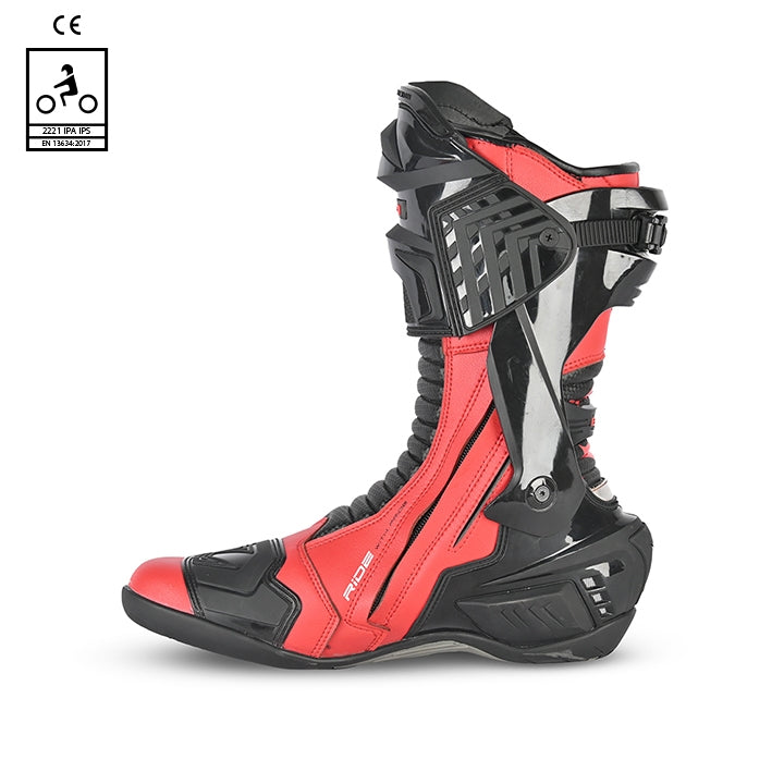 BELA - Botas Piel Speedo 2.0 Negro/Rojo