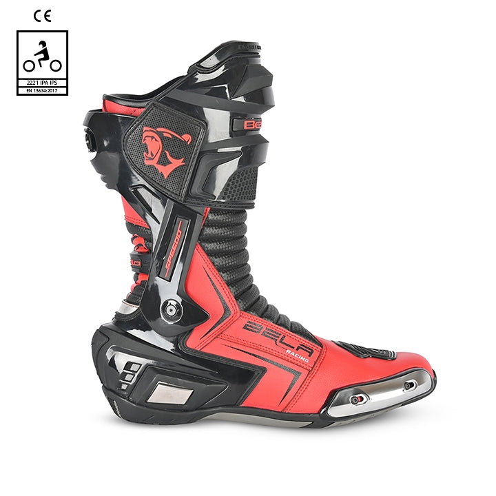 BELA - Botas Piel Speedo 2.0 Negro/Rojo