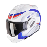SCORPION EXO-TECH EVO PRO ACUTI CASCO DE MOTO Blanco-Azul-Rojo