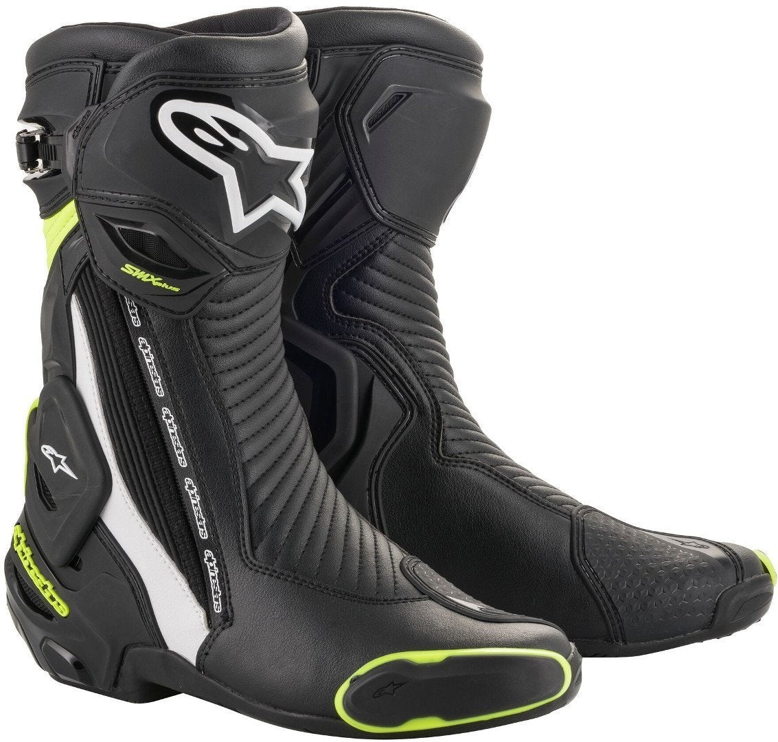 Alpinestar - Botas SMX PLUS V2 Negro/Blanco/Amarillo Flou