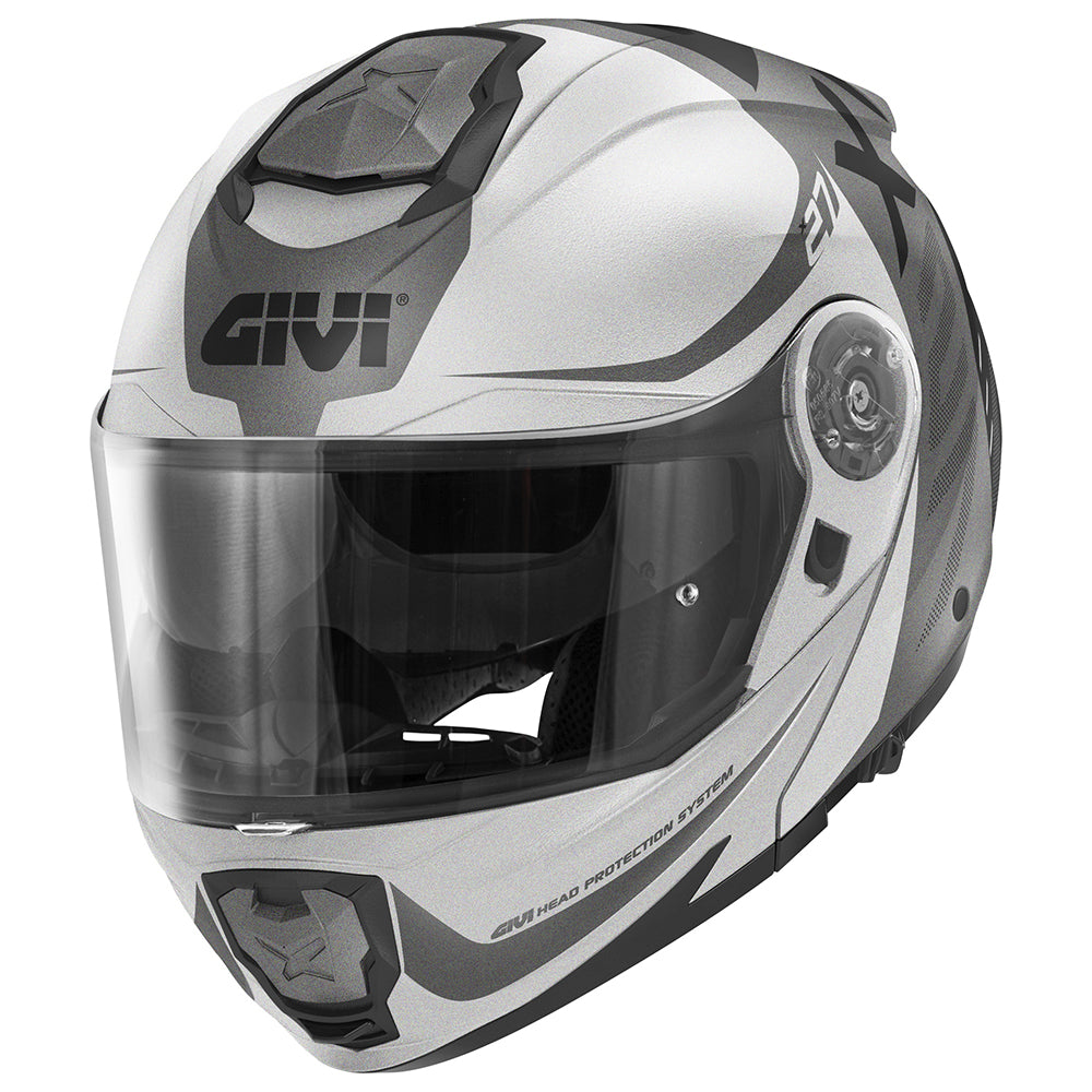 GIVI CASCOS MODULARES HX27F DIMENS. NERO/TIT/ARGENTO - DMT