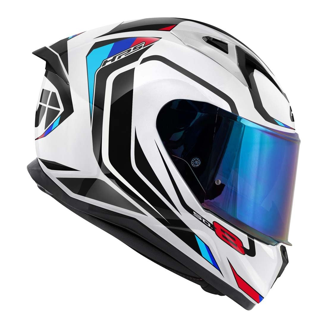 CASCO FULL 50.8 MACH1 BLANCO-BR/NEGRO/ROJO