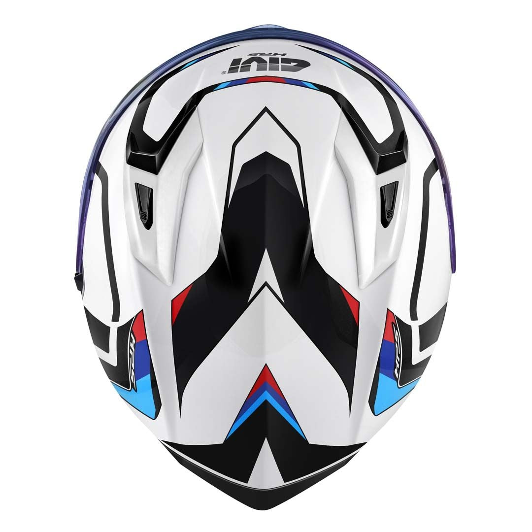 CASCO FULL 50.8 MACH1 BLANCO-BR/NEGRO/ROJO