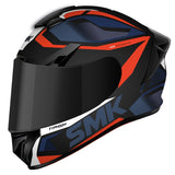 casco integral de competición smk- typhoon thorn mate decorado (ma276)