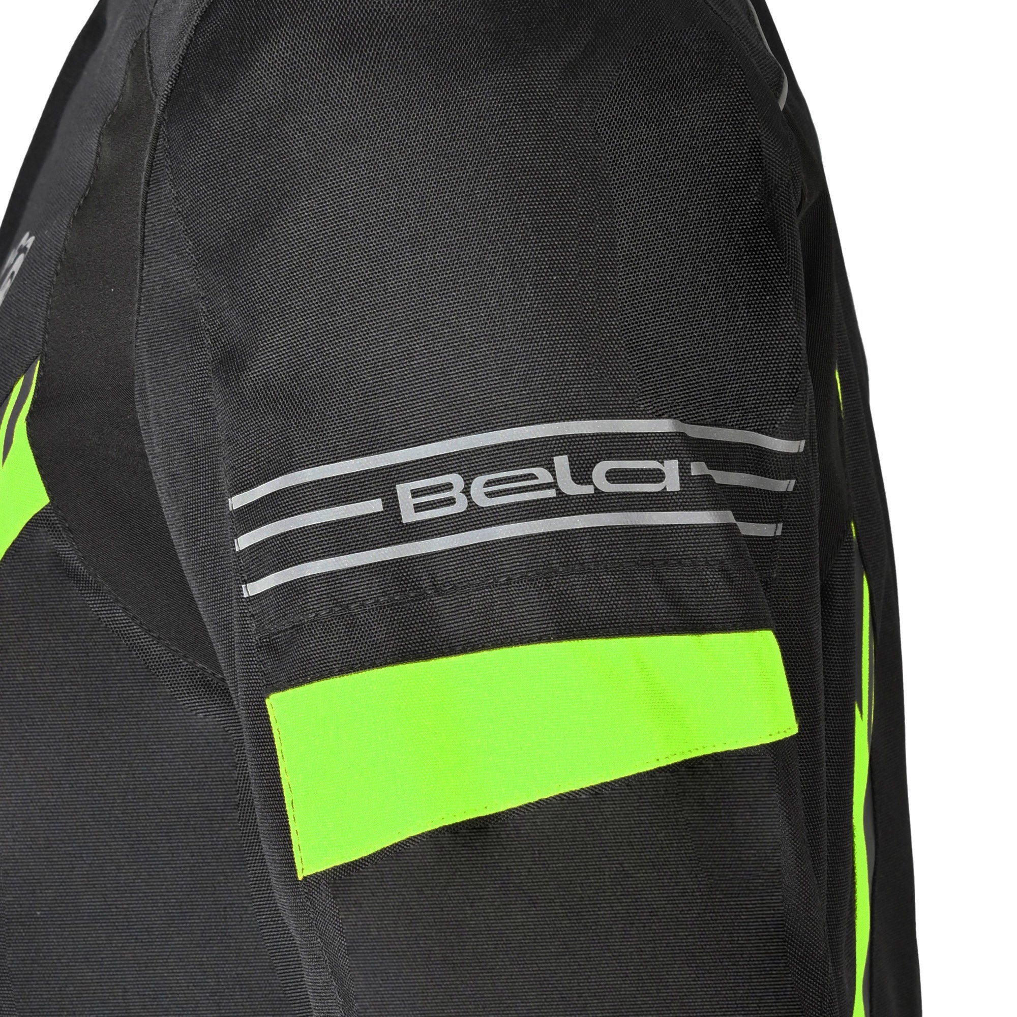 BELA - Chaqueta Textil Bradley Negro/Amarillo Fluor