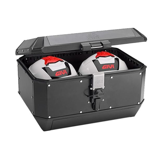 GIVI Trekker Alaska Maleta de Moto Aluminio Bolsa 56 L Negro - Accesorios