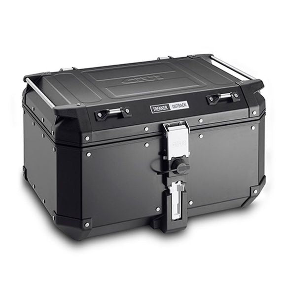 Givi OBKN58B Monokey Trekker Outback Evo de aluminio Maleta para motocicleta negro - Accesorios