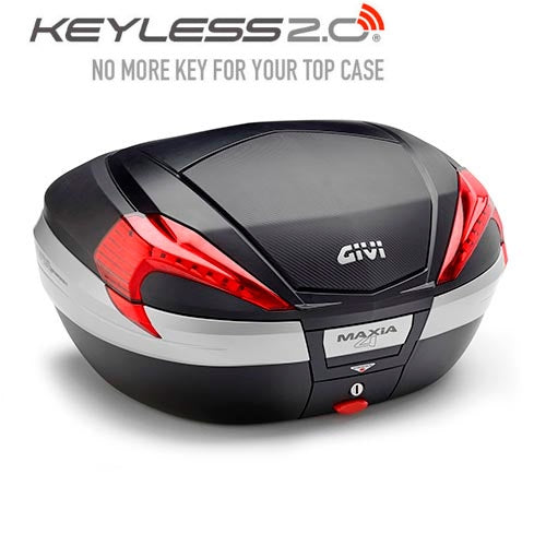 GIVI - MALETA MK 56 LTS. V56/MAXIA4.NEGROC/T.NEG.C/CAT.ROJO.C/E175 - UNICA
