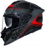 Casco integral SMK Titan Carbon para motocicleta, deportivo, de turismo