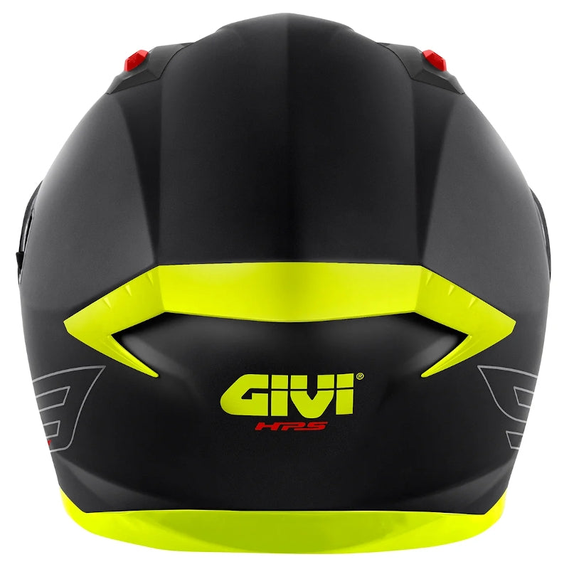 GIVI - CASCO FULL 50.9 ATOMIC SOLID NEGRO MT PLATA YELLOW