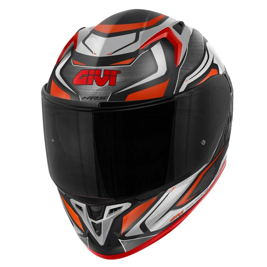 GIVI - CASCO FULL 50.9 ATOMIC NEGRO MT PLATA ROJO