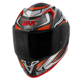 GIVI - CASCO FULL 50.9 ATOMIC NEGRO MT PLATA ROJO