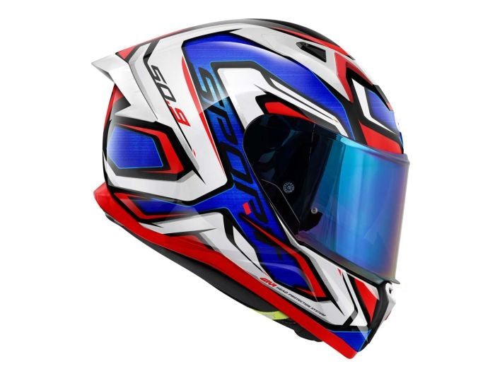 GIVI - CASCO FULL 50.9 ATOMIC BLANCO AZUL ROJO