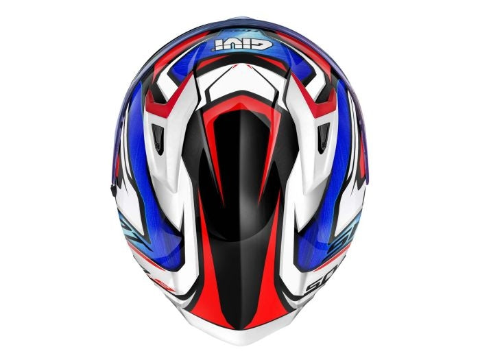 GIVI - CASCO FULL 50.9 ATOMIC BLANCO AZUL ROJO