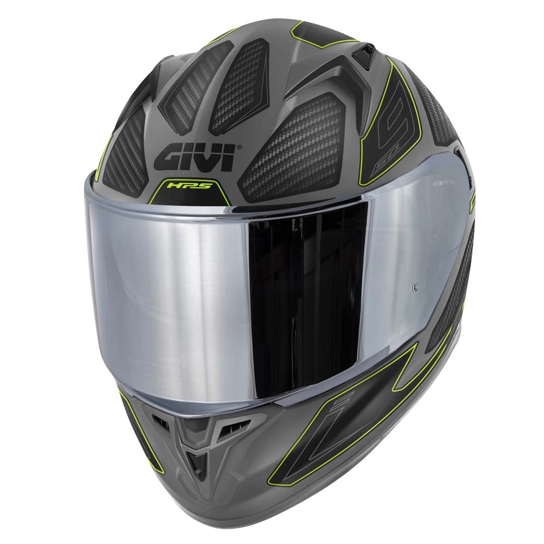 GIVI - CASCO FULL 50.9 SPORT ENIGMA GRIS-MT NEGRO YELLOW