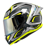 GIVI - CASCO FULL 509 ATOMIC NEGRO PLATA YELLOW