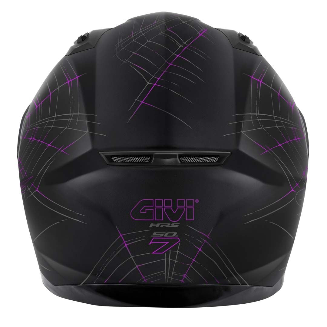 CASCO FULL 50.7 PHOBIA MATT BLACK PURPLE