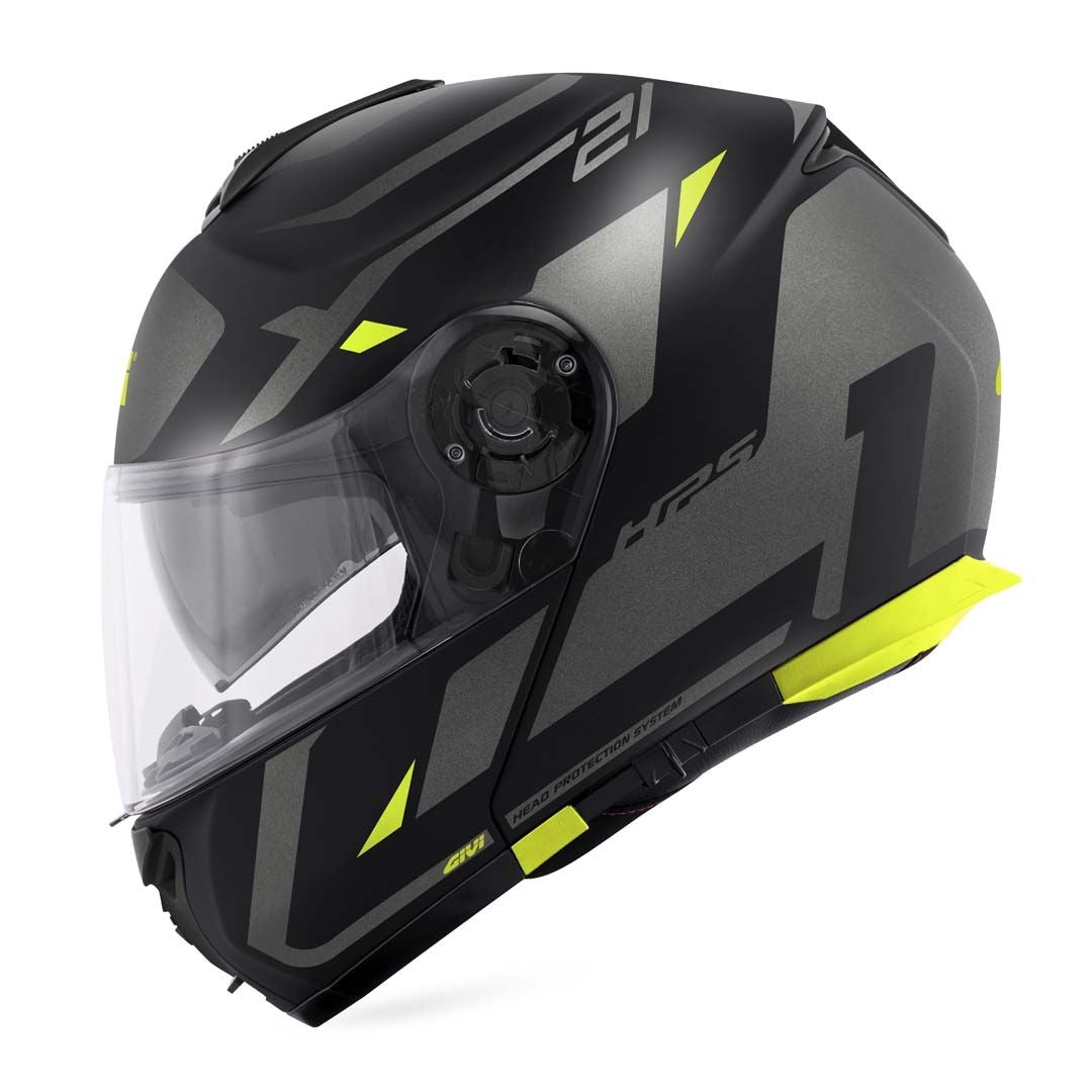 GIVI - CASCO X21 NUMBER NERGRO TITANIO YELLOW