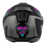 GIVI - CASCO X21  NUMBER MATT NEGRO TITAN FUSCHI