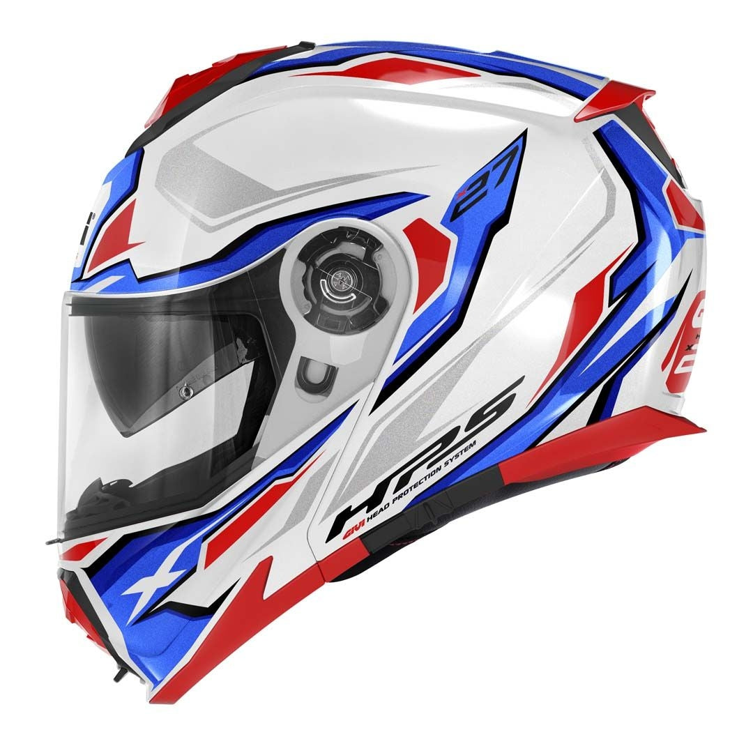 GIVI - CASCO X27 DIMENSION SECTOR BLANCO AZUL ROJO