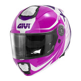 GIVI CASCO MOD X.27 DIMENSIÓN MENSIÓN SEÑORA BLANCO FUCSIA
