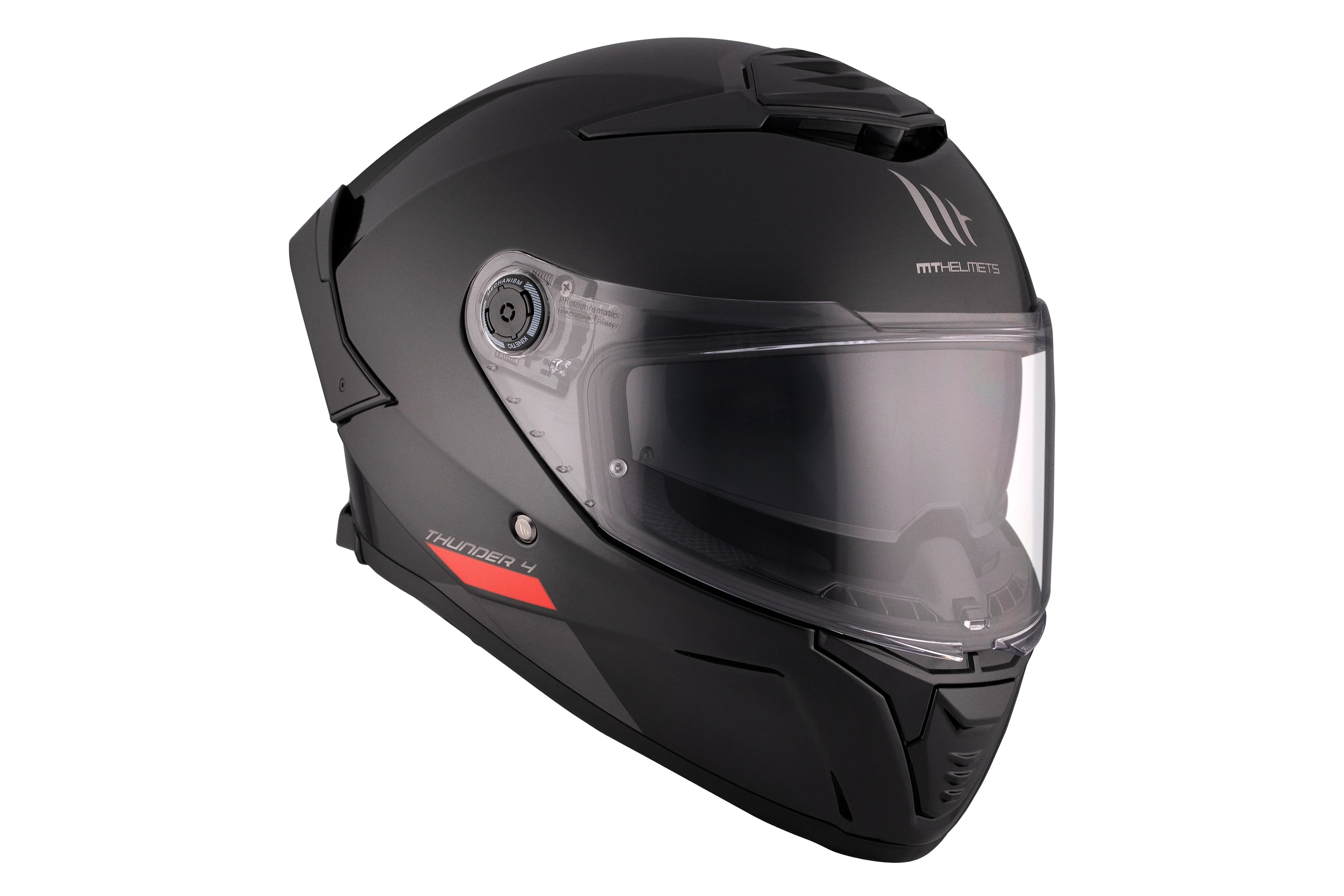 casco mt helmets integral MT THUNDER 4 SV SOLID A1 Full Face Sport Motorcycle Helmet Gloss Black – SECURTEX MOTOR S.L (t/a MaximoMoto)
