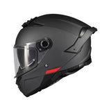 MT Thunder 4 SV Solid A12 Full Face Motorcycle Helmet Matte Grey