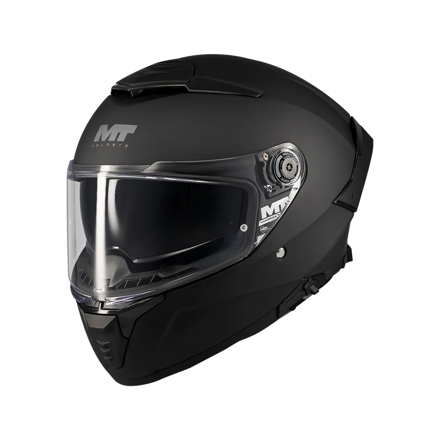MT CASCO INTEGRAL DE MOTO FF118 SV THUNDER 4 SV PURE A1 MATE NEGRO