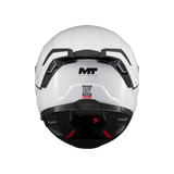 Capacete integral para moto MT FF118 SV Thunder 4 SV Pure A0 Brilhante