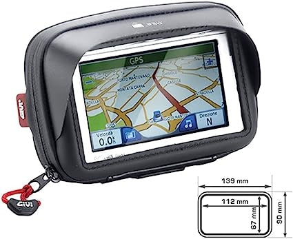 GIVI - PORTADISPOSITIVO ESP. SPHONE-GPS F/R MANILLAR 4,3’’ - UNICA - Accesorios