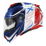 GIVI - CASCO MOD X27 DIMENSION BLANCO AZUL ROJO