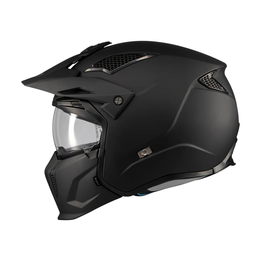 Capacete Modular MT para Moto TR902XB SV Streetfighter SV S Pure A1 Mate