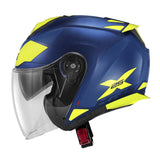 GIVI X.25 JET CASCO OBJETIVO AZUL AMARILLO