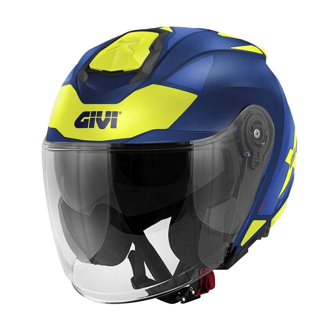 GIVI X.25 JET CASCO OBJETIVO AZUL AMARILLO
