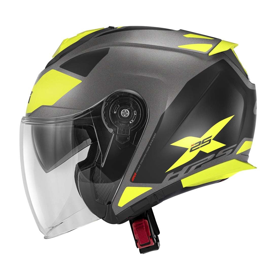 GIVI X.25 JET CASCO TARGET TITAN NEGRO AMARILLO