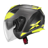 GIVI X.25 JET CASCO TARGET TITAN NEGRO AMARILLO