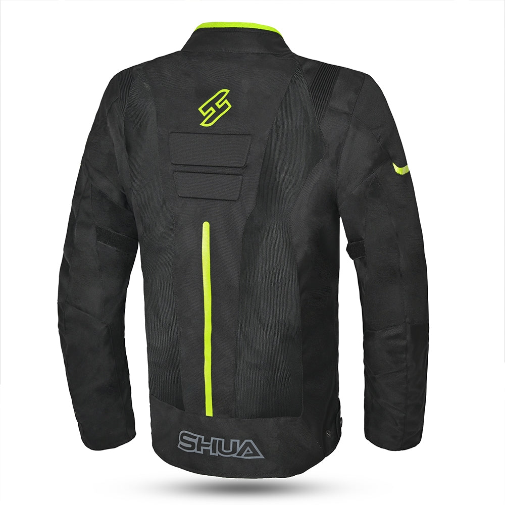 SHUA - Chaqueta Textil Gravity Lite Man Negro/Amarillo