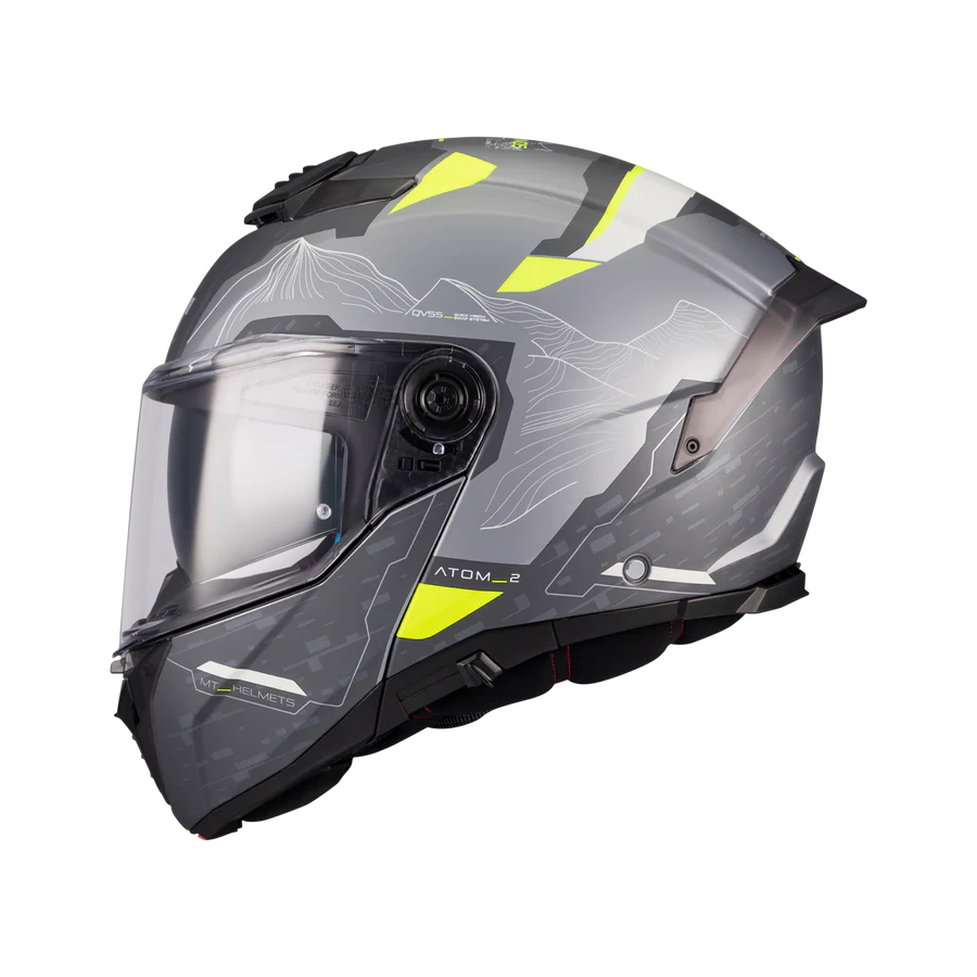 Capacete modular MT para moto FU404 SV Atom 2 SV Highlands E2 mate