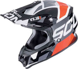 SCORPION VX 16 EVO AIR ANALOG Enduro Moto Casco Negro Rojo - CASCO