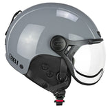 CGM 801A JET EBI MONO Abierto Casco Grigio - CASCO