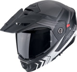 SCORPION ADX-2 LEWIS Aventura Moto Casco Negro Mate Plate - CASCO