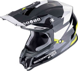 SCORPION VX-16 EVO AIR ROD Enduro Moto Casco Negro Amarillo - CASCO