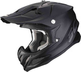 SCORPION VX 22 AIR SOLID Motocross Casco Negro mate - CASCO