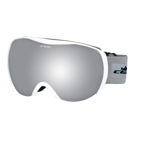 CGM 780A JOY Blanco Protectoras Casco Gafas Espejado